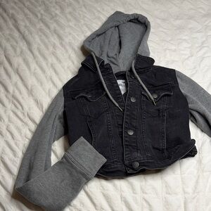 Hollister Charcoal and Heather Gray Jacket
